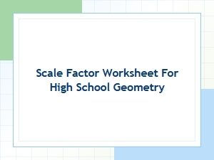 Mastering the Scale Factor in Geometric Transformations