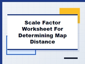 Using Scale Factor to Calculate Real Map Distances