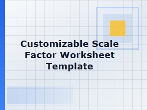 Create Your Own Scale Factor Worksheet Template